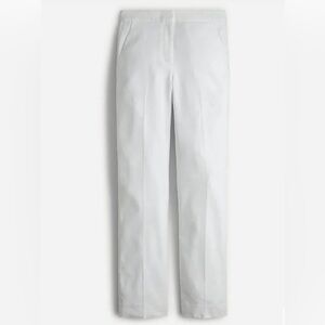 New! J. Crew straight-leg pant in stretch linen blend size 6